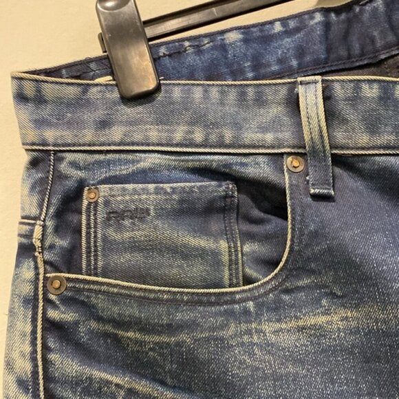 G-Star Raw 3301 Tapered Jeans Size 34 - Picture 6 of 15